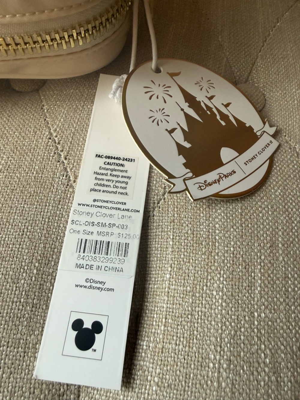 Disney Parks x Stoney Clover Lane "it's a small world" Small Pouch - Picture 5 of 7